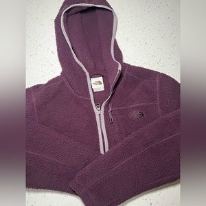 Medium purple north face jacket